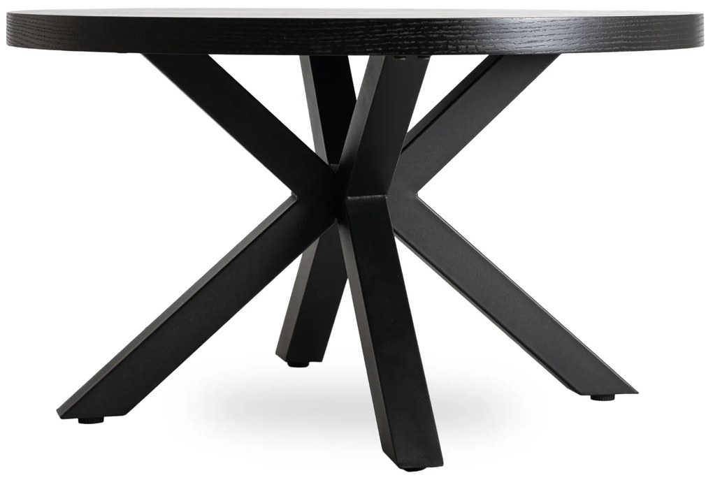 PROXIMA.store - Okrúhly konferčenčný stolík LINCOLN FARBA: čiarna