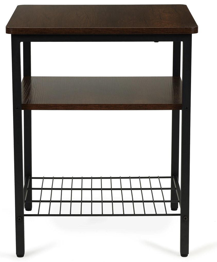 Wellhox Moderný konferenčný stolík s 2 policami