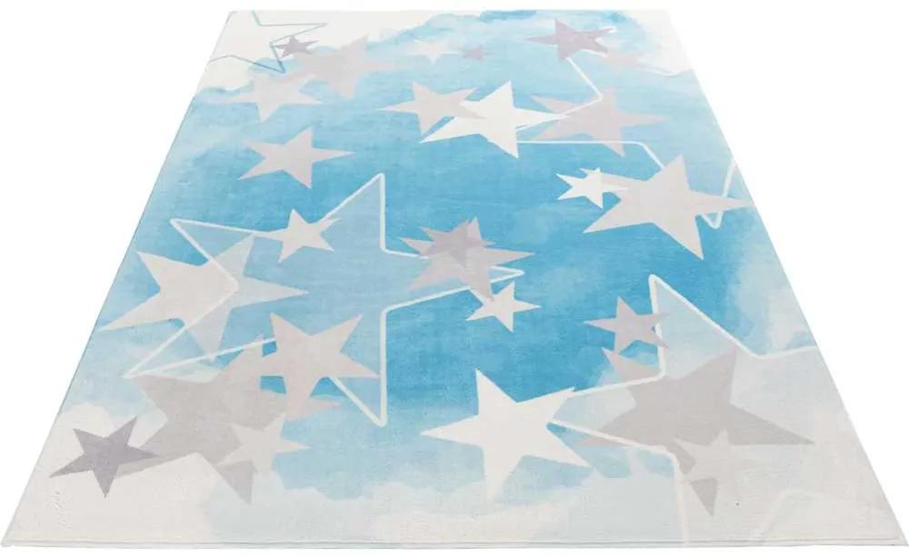 Obsession Kusový koberec My Stars 410 Blue Rozmer koberca: 160 x 230 cm