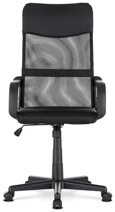 Autronic BONTEC Kancelárska stolička, hojdací mechanizmus, čierna sieťovina, KA-L601 BK Farba: Čierna