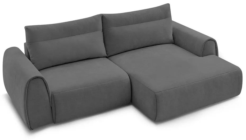 Sivá rohová pohovka Aden – Bobochic Paris