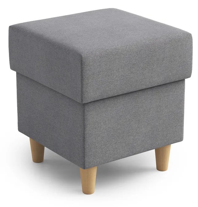 Škandinávska podnožka 41x41 cm Tmavosivá