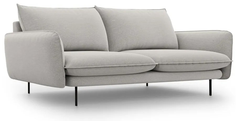 Svetlosivá pohovka Cosmopolitan Design Vienna, 200 cm