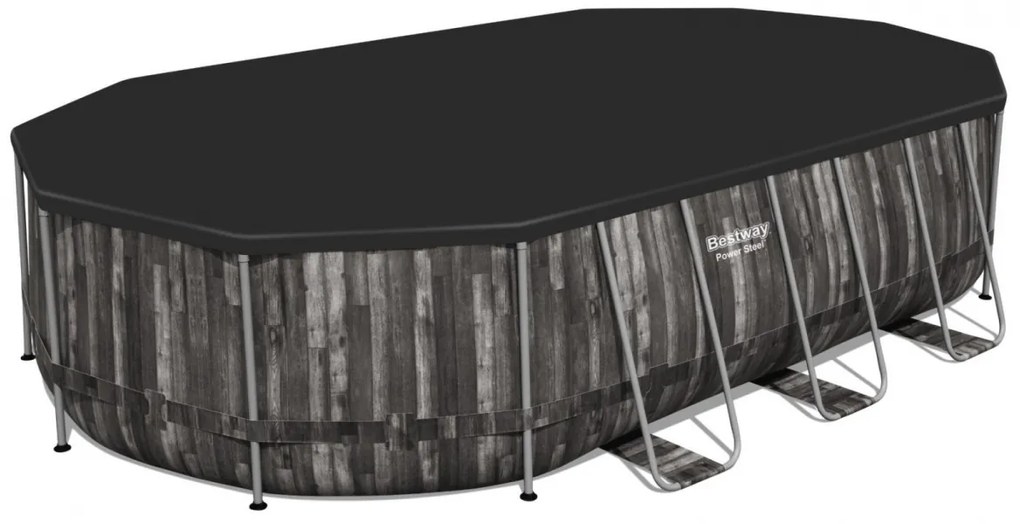 Bazén 610 x 366 x 122 cm Power Steel BESTWAY - 5611R