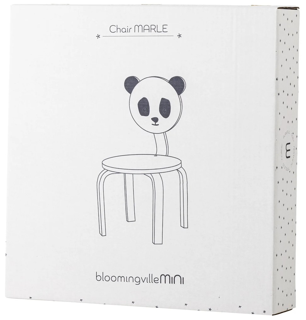 Bloomingville Detská stolička Marle Panda White