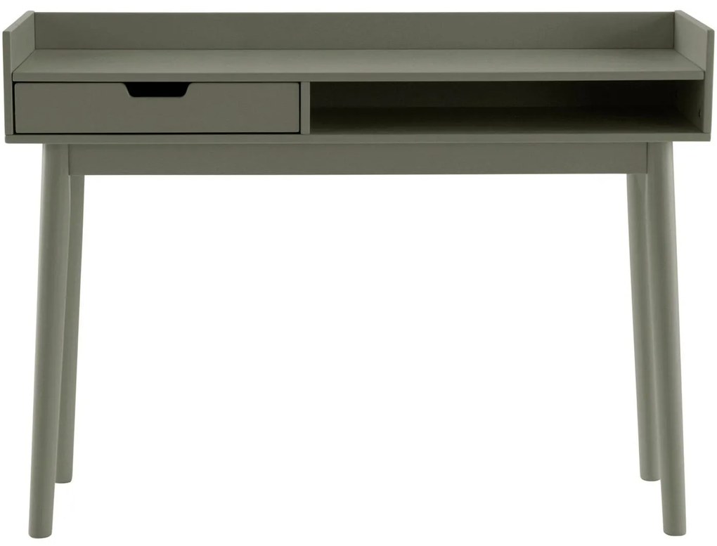 Písací stôl „Campo Grey-Green", 40 x 120 cm