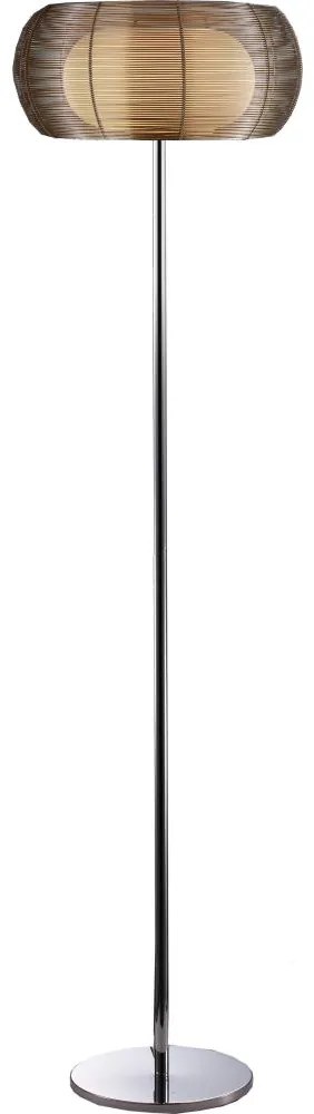 Searchlight 60003 - Stojacia lampa 2xE27/60W/230V hnedá