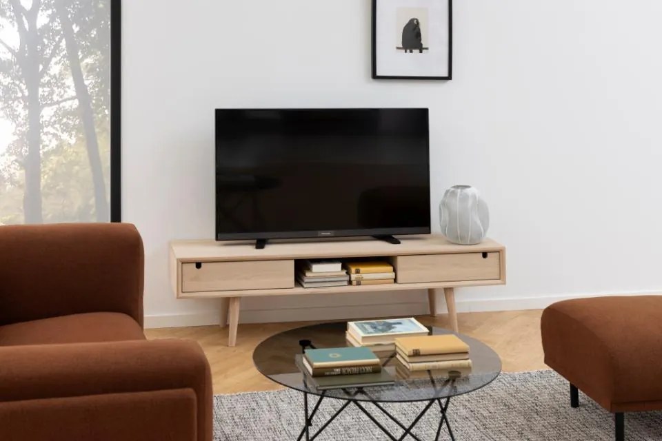 Actona TV stolík Century - dub bielený