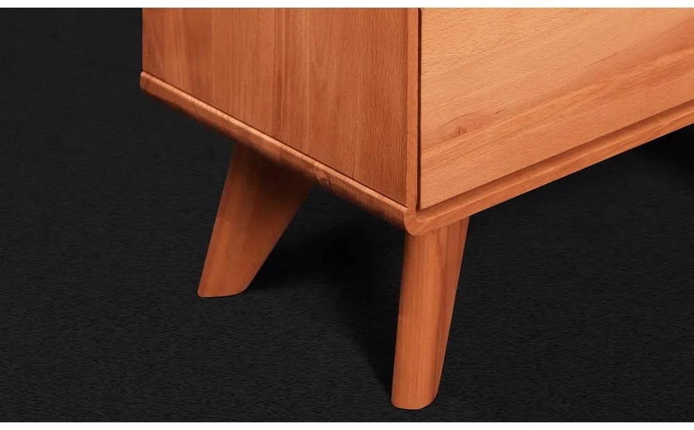 Nízka komoda z bukového dreva 90x63 cm Greg - The Beds