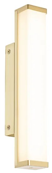 Kúpeľňová nástenná lampa mosadz 32 cm vrátane LED IP44 - Cascada