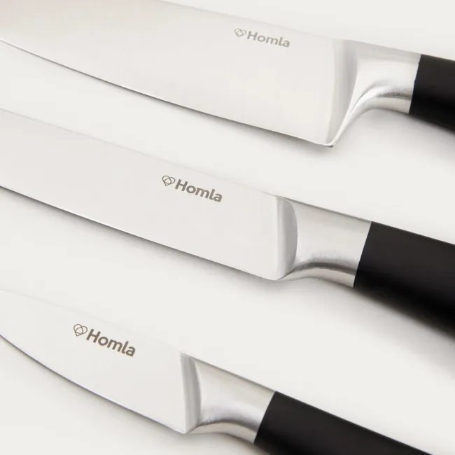 Sada troch nožov LIBA čierna 774737