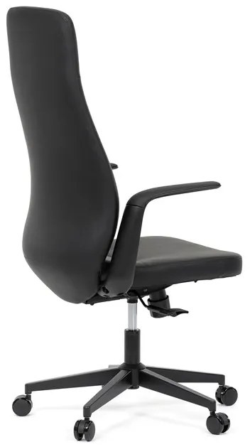 Autronic BONTEC Kancelárske kreslo, hojdací mechanizmus, čierna ekokoža, KA-T8325 BK Farba: Čierna