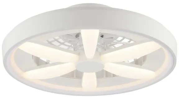 Brilliant - LED RGBW Stropný ventilátor so svetlom GAIANO LED/48W/230V biela + DO