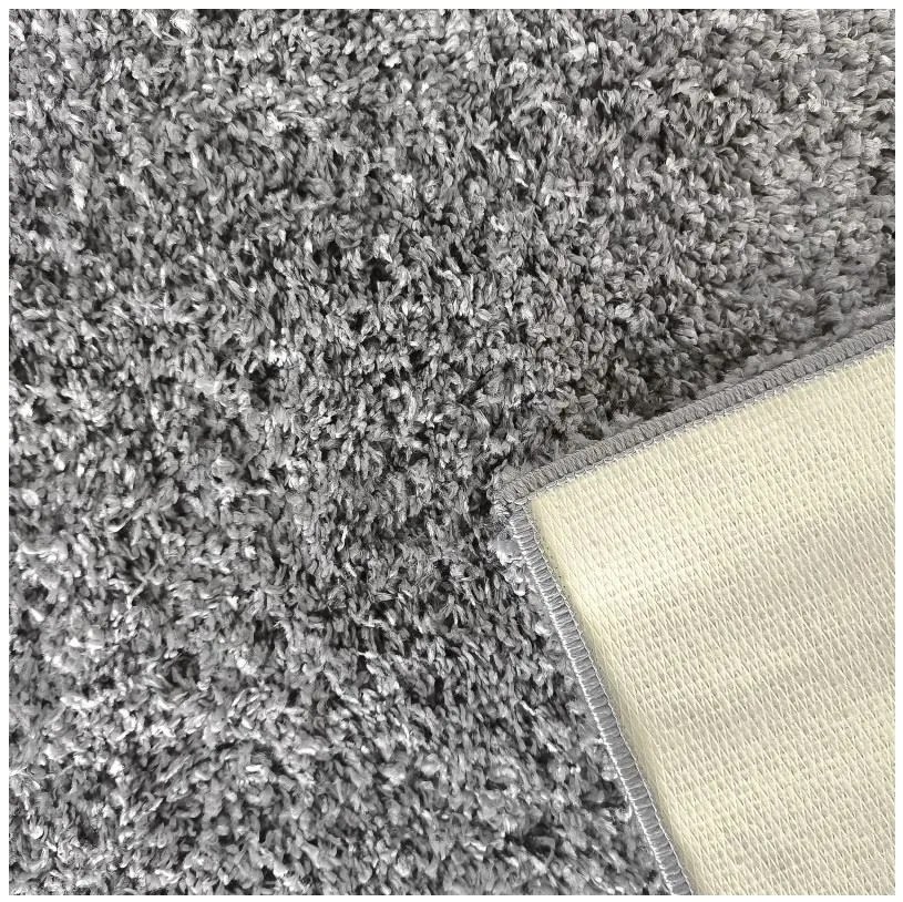 Moderný koberec SHAGGY CAMIL - šedý