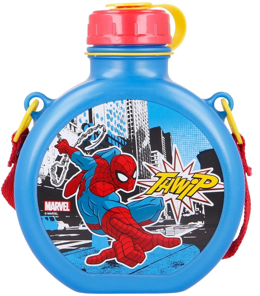 Detská plastová čutora na pitie Spiderman - MARVEL - 670 ml