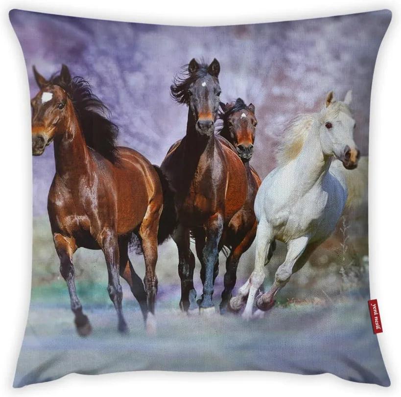 Obliečka na vankúš Vitaus Horses, 43 × 43 cm