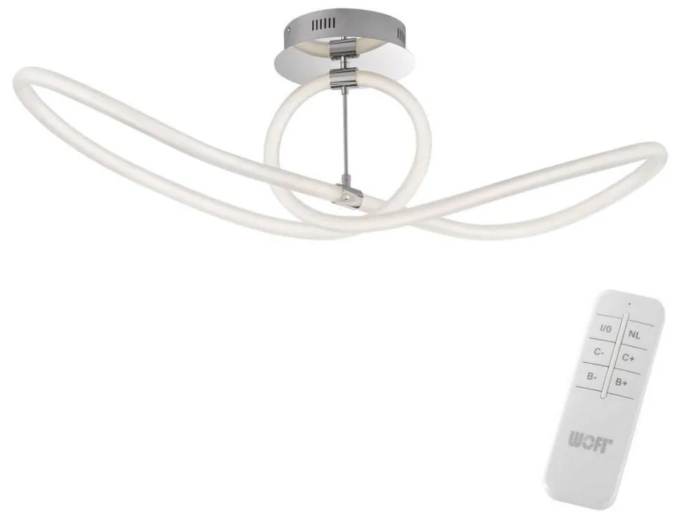 Wofi 9883.01.01.9100 - LED Stmievateľný prisadený luster MIRA LED/40W/230V + DO W3300