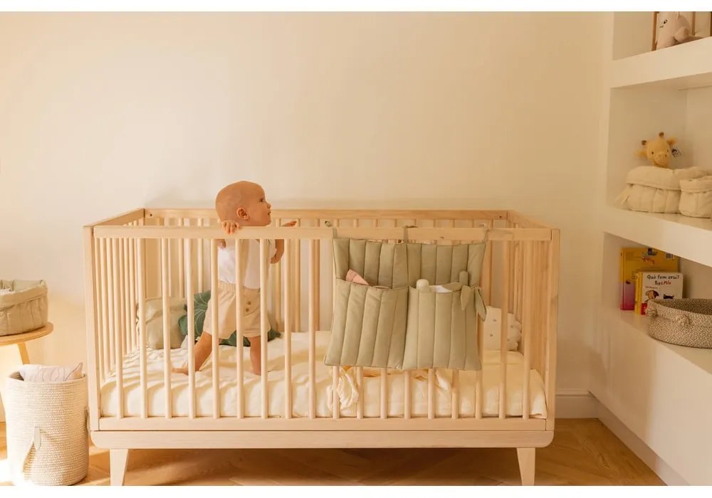 Vreckár na detskú postieľku 40 cm Benjamin Olive – Lorena Canals