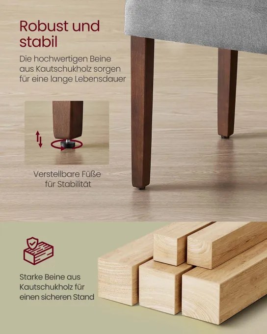 Set dvoch jedálenských stoličiek KDC158G01 (2 ks)