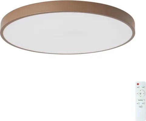 Brilagi - LED stmievateľné stropné svietidlo POOL LED/60W/230V 3000-6000K 60 cm hnedé + diaľkové ovládanie