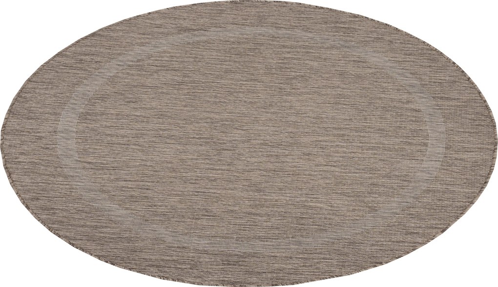 Kusový koberec Relax 4311 Brown kruh, 200x200 (priemer) kruh, hnedá, chodba / predsieň, Ayyildiz