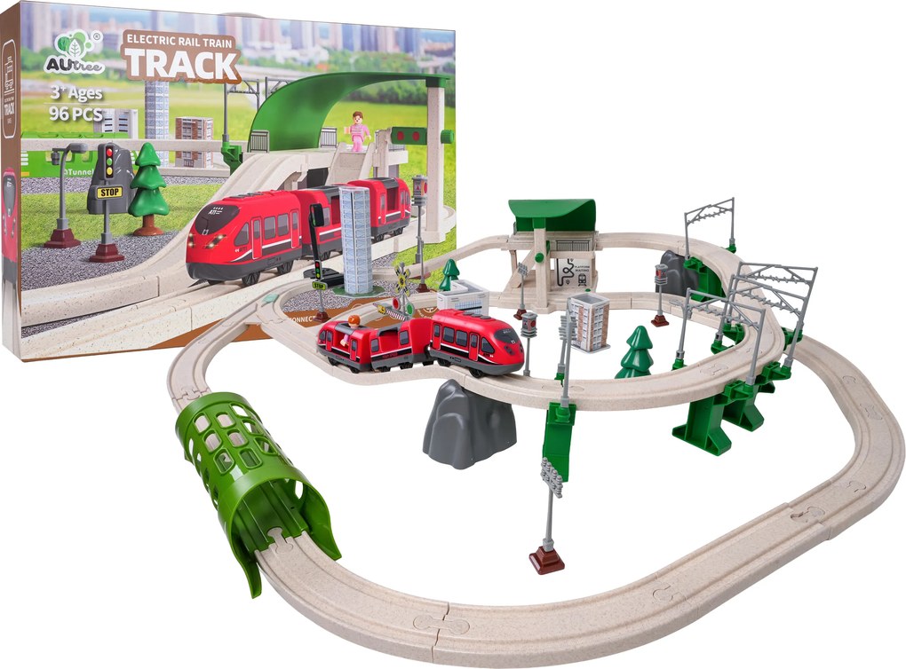 Ramiz Železničné mesto so svetlami a zvukom Funkcia 89el.