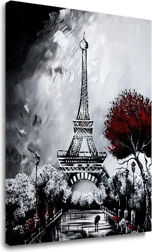 Autorská reprodukcia na plátne EIFFELOVA VEŽA XOBAM032E1