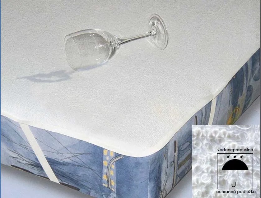 2G Lipov Nepriepustný froté PVC chránič matraca pre bábätká - 60x120 cm