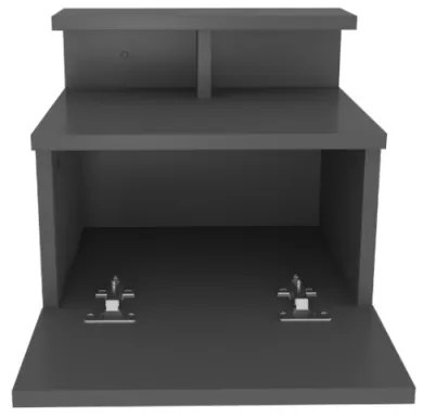 Nočný stolík NOVEN antracit