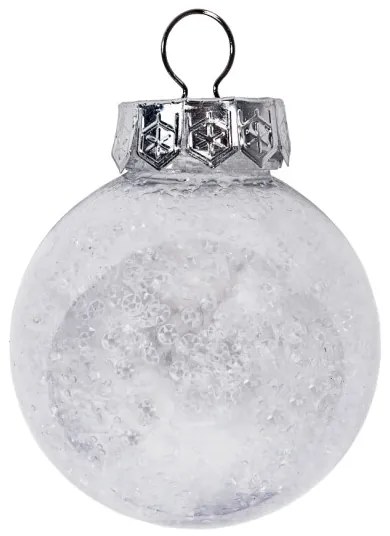 Vianočné guľky - biele SYSD1688-057 (30ks)