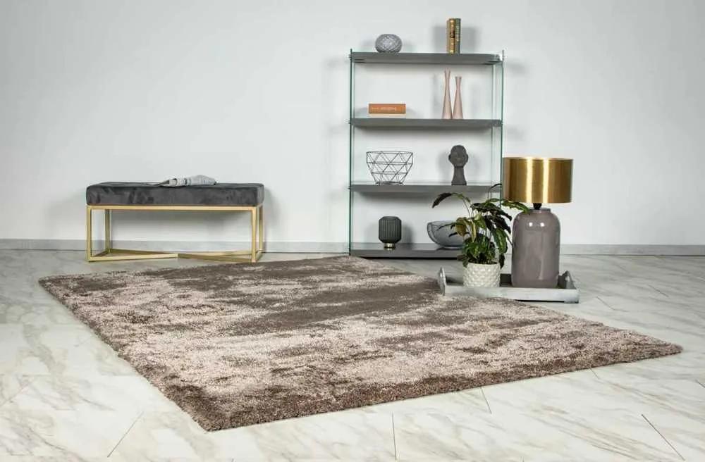 Lalee Kusový koberec Glamour 800 Taupe Rozmer koberca: 120 x 170 cm