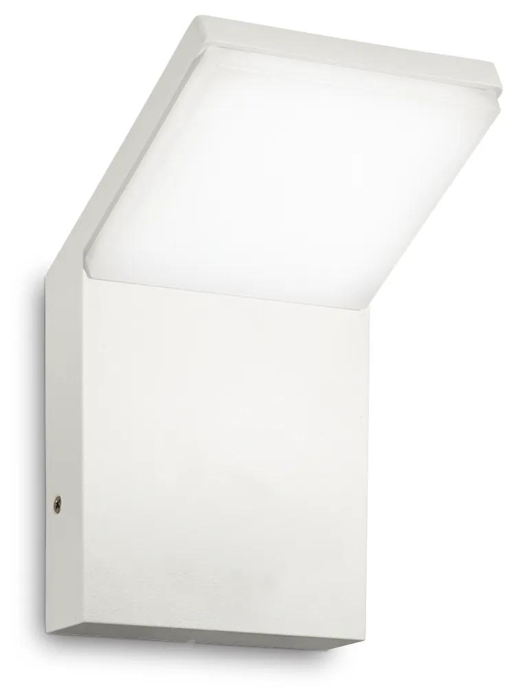Exteriérové nástenné svietidlo Ideal lux 221502 STYLE AP1 BIANCO 1xLED 9W/680lm 4000K biela IP54