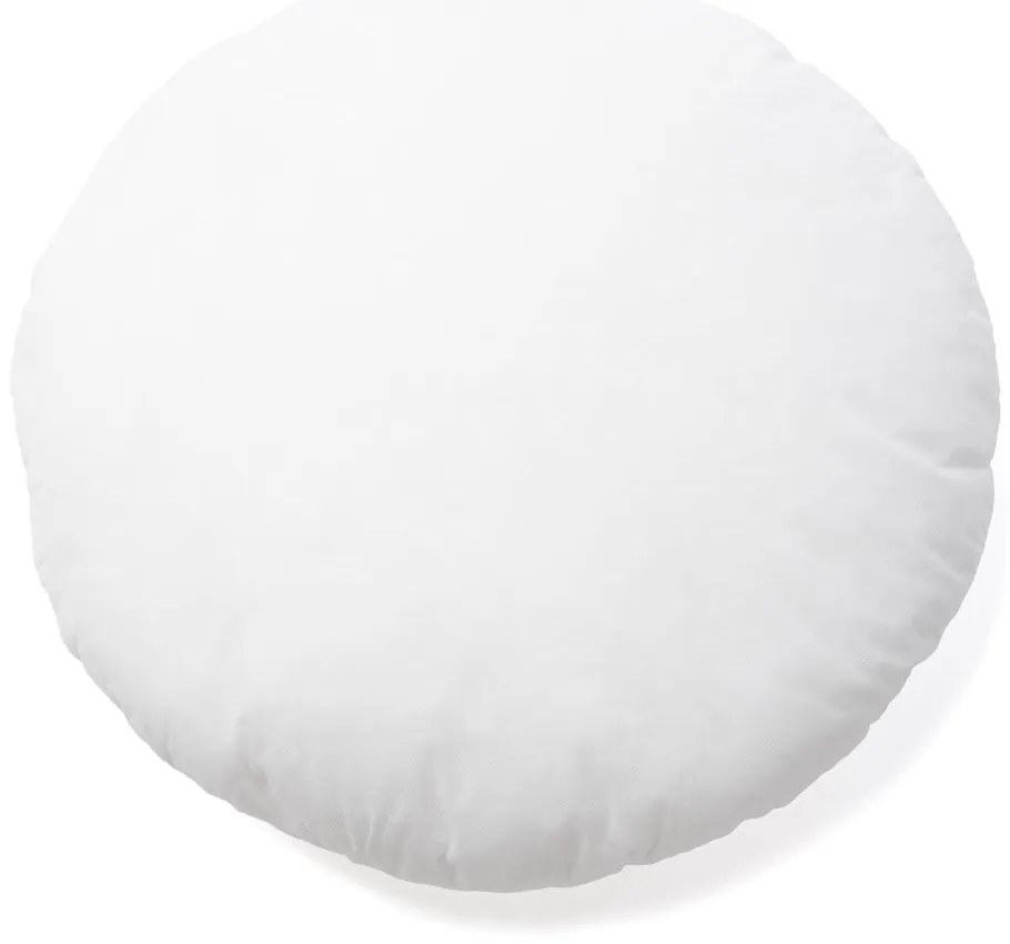 Biela výplň do vankúša Kave Home Fluff, ø 45 cm