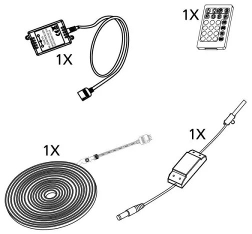 Eglo 99722 - LED Stmievateľný pásik 5m LED/23W/24/230V 2700-6500K + DO