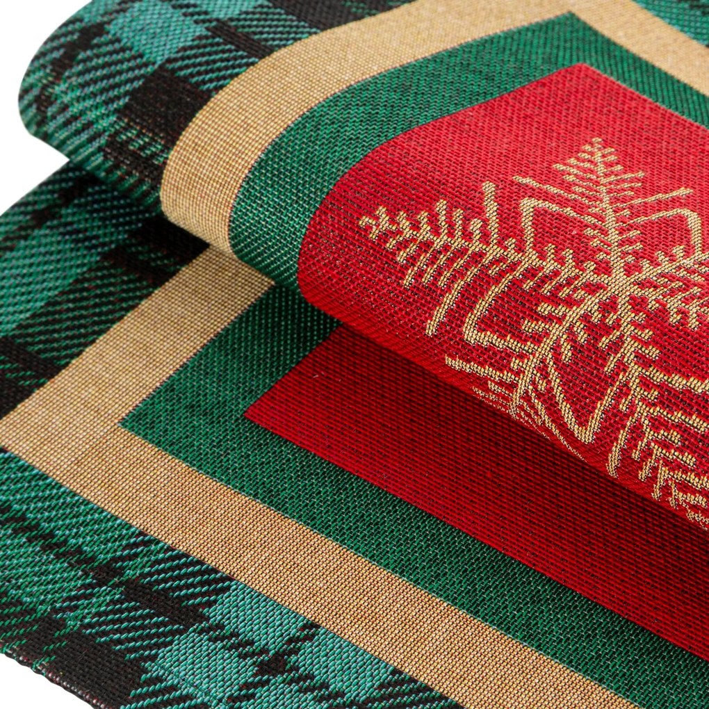 VIANOČNÉ GOBELÍNOVÉ PRESTIERANIE NA STÔL CHERRY 35X45 CM VZOROVANÁ