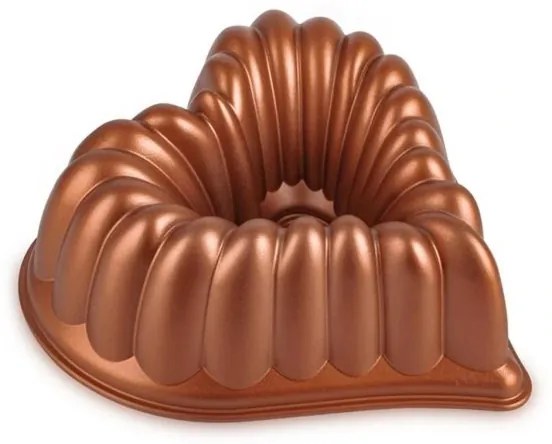 Forma na bábovku KITCHISIMO srdce/medená
