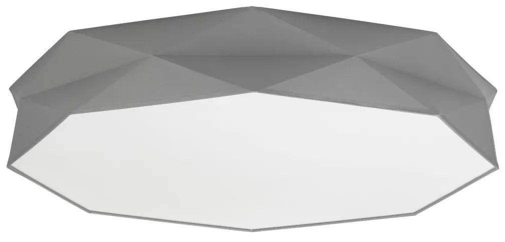 Stropné svietidlo KANTOOR 6xE27/15W/230V šedá