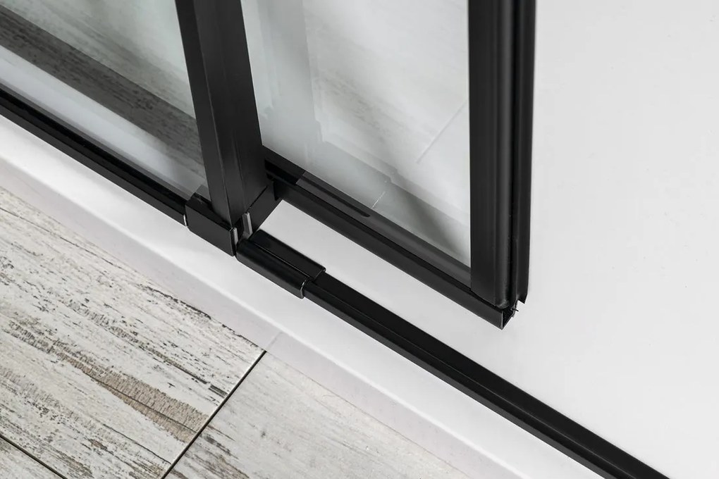 Polysan Polysan, ALTIS LINE BLACK obdĺžniková sprchová zástena 1400x900 mm, L/P varianta, AL4112BAL6012B