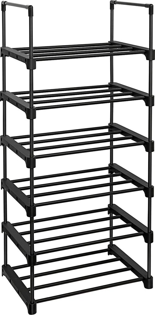 XXXLutz REGÁL NA TOPÁNKY, čierna, 45/106/30 cm Boxxx - Online Only drobný nábytok - 002543009601