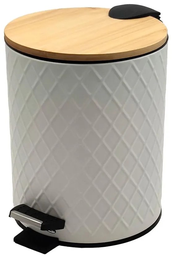 Kôš na smeti s bambusovým vrchnákom 5 l FTC001D-5L