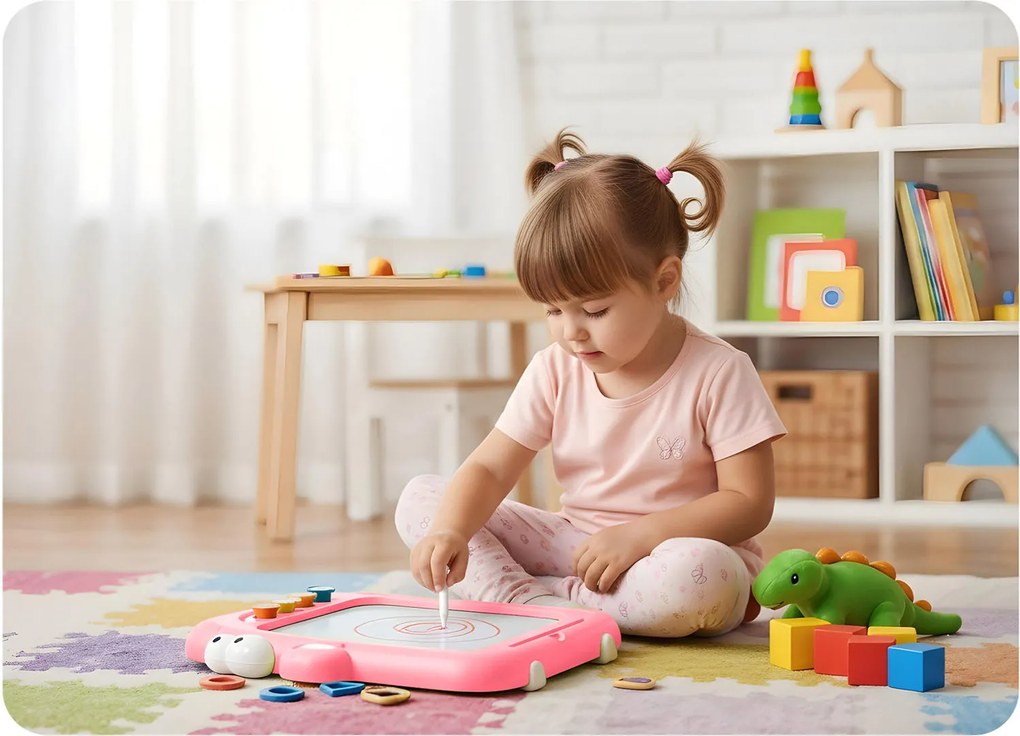 Puzzle magnetická tabuľa tangram pre deti Ricokids RK-823