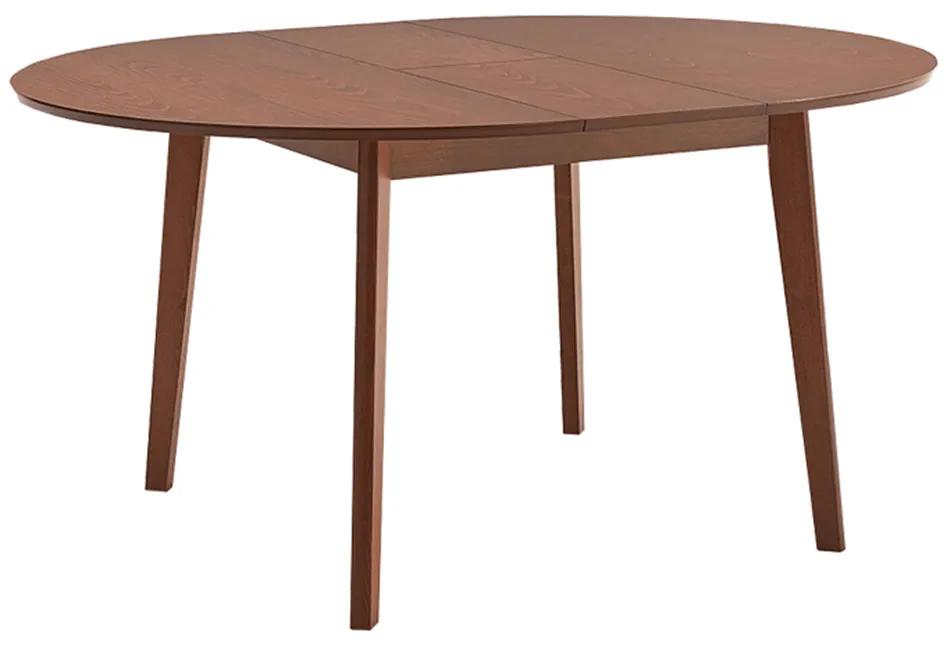 Kondela Jedálenský stôl, rozkladací, buk merlot, priemer 120 cm, ALTON