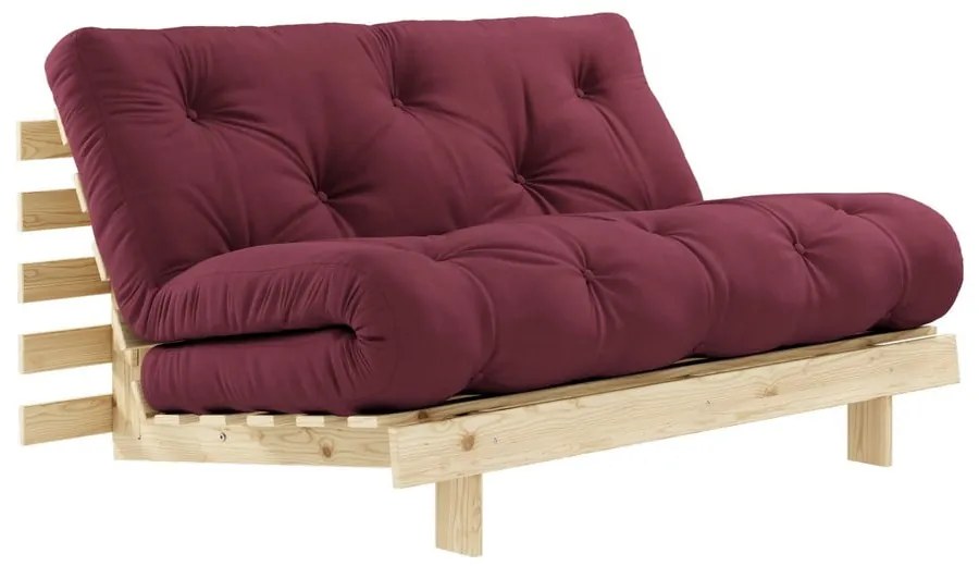 Variabilná pohovka Karup Design Roots Raw/Bordeaux