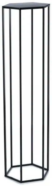 Stojan na kvety 100x24 cm čierna