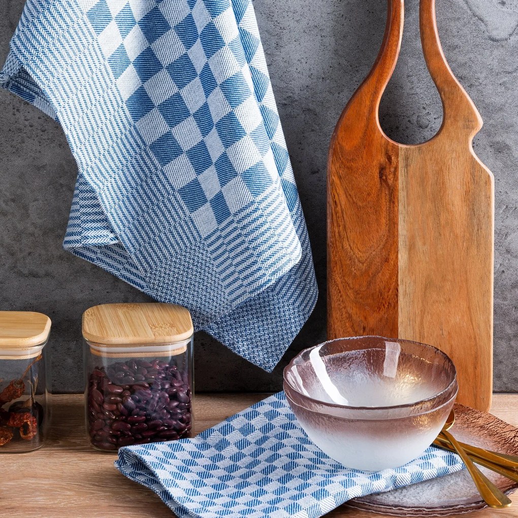 KUCHYNSKÁ UTIERKA MAURO SADA 2 KS 50X70 CM MODRÉ