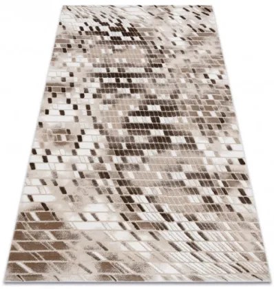 Koberec AKRYL VALS 8375  Geometricky 3D, béžový