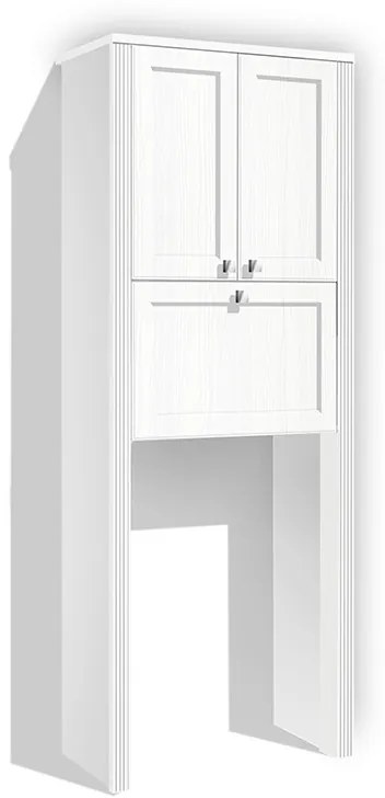 Kúpeľňová skrinka Retro KR 17 vysoká nad práčku farba lamina: Dub sonoma svetlý