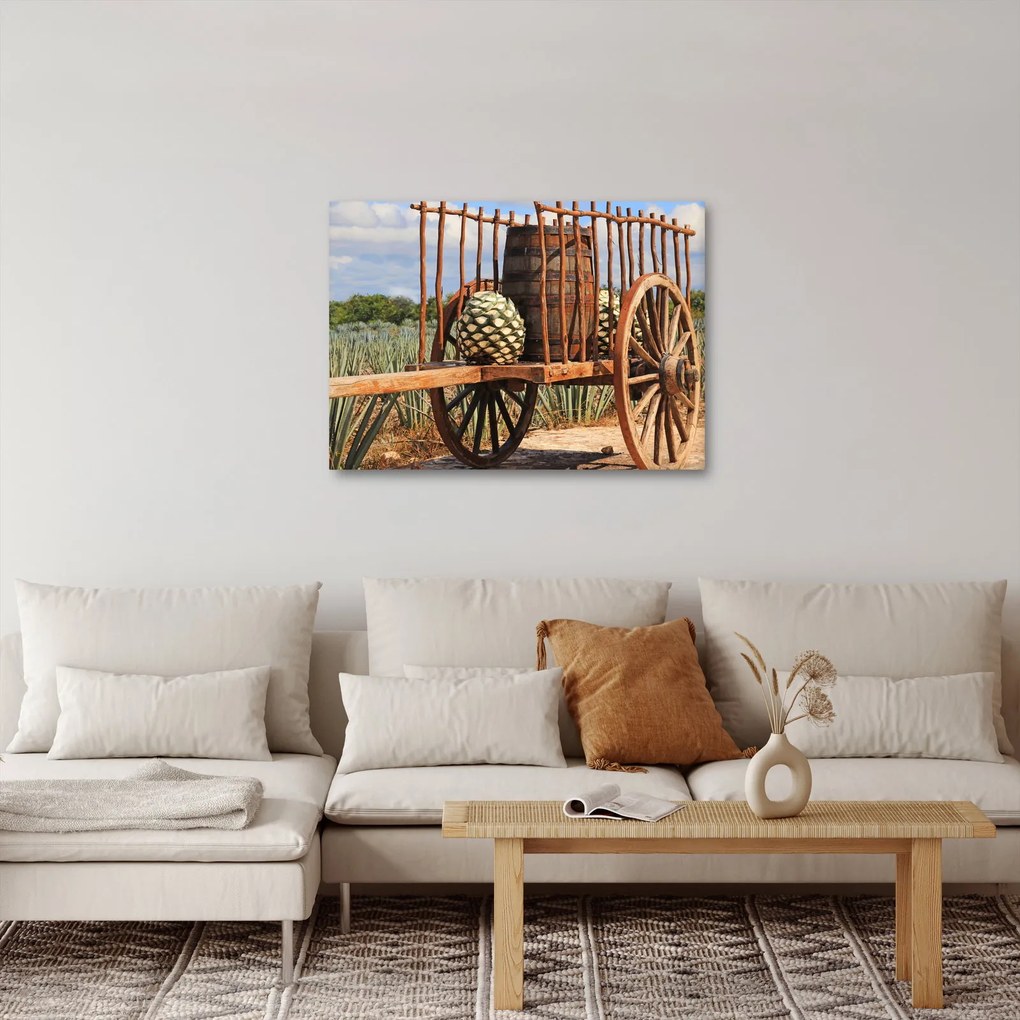Obraz - Prívesný vozík (70x50 cm)