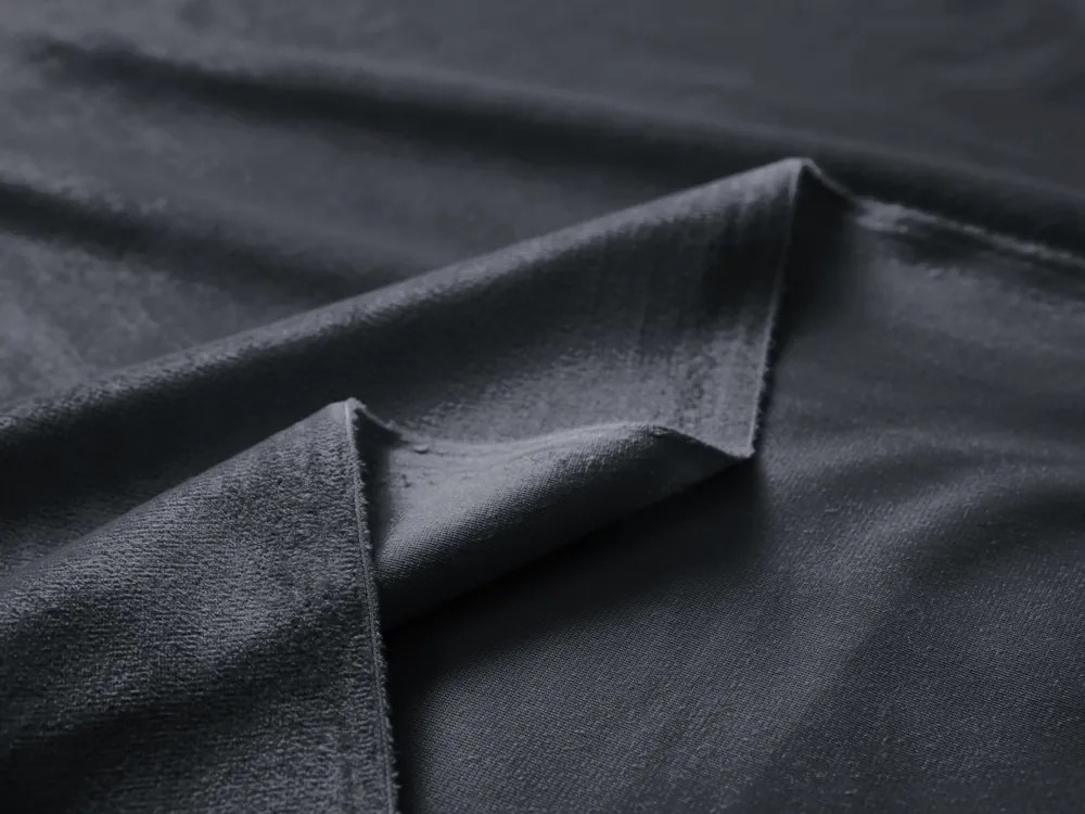 Biante Zamatový záves Velvet Prémium SVP-004 Antracitovo sivý - šírka 270 cm 270x210 cm