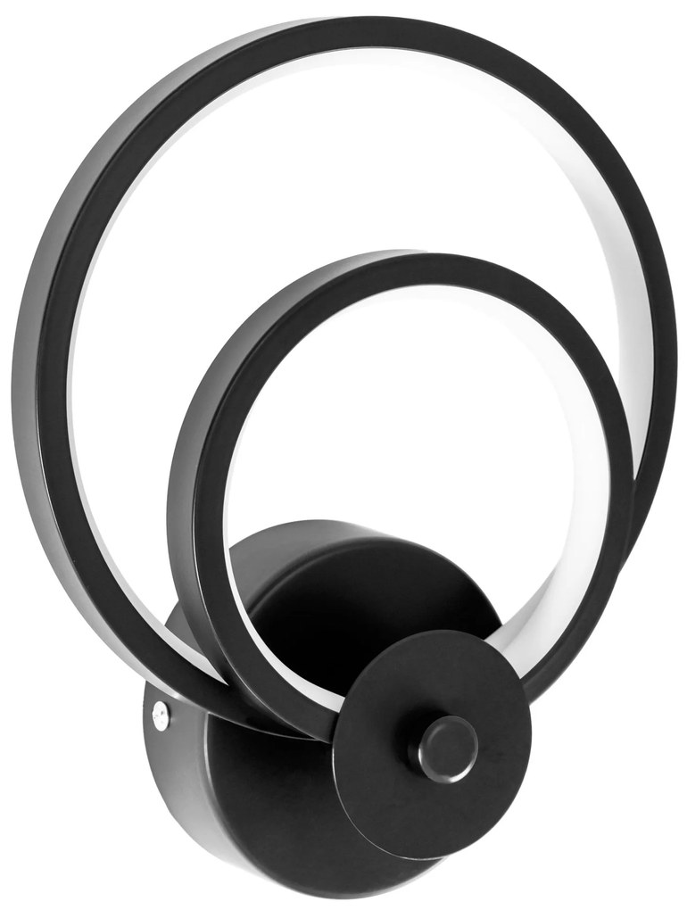 Toolight Toolight, LED nástenné svietidlo APP1042-W, čierna, OSW-03622